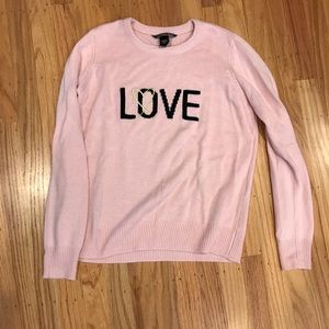 Baby pink sweater